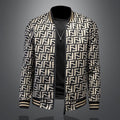 Fashion Printed Jacket Men's Plus Size Coat PD1023080804