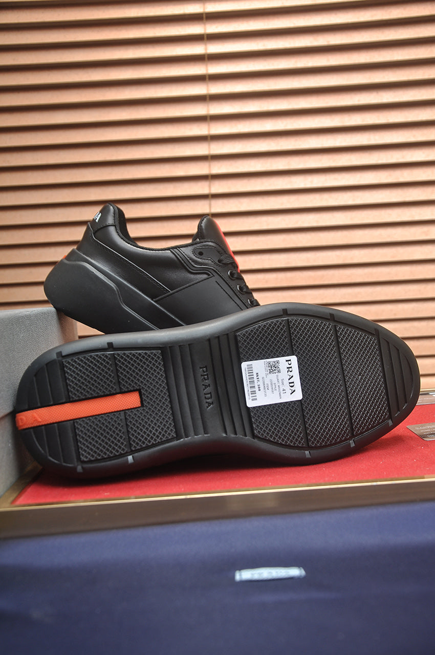 New men's black casual sneakers for this season XC0426032401
