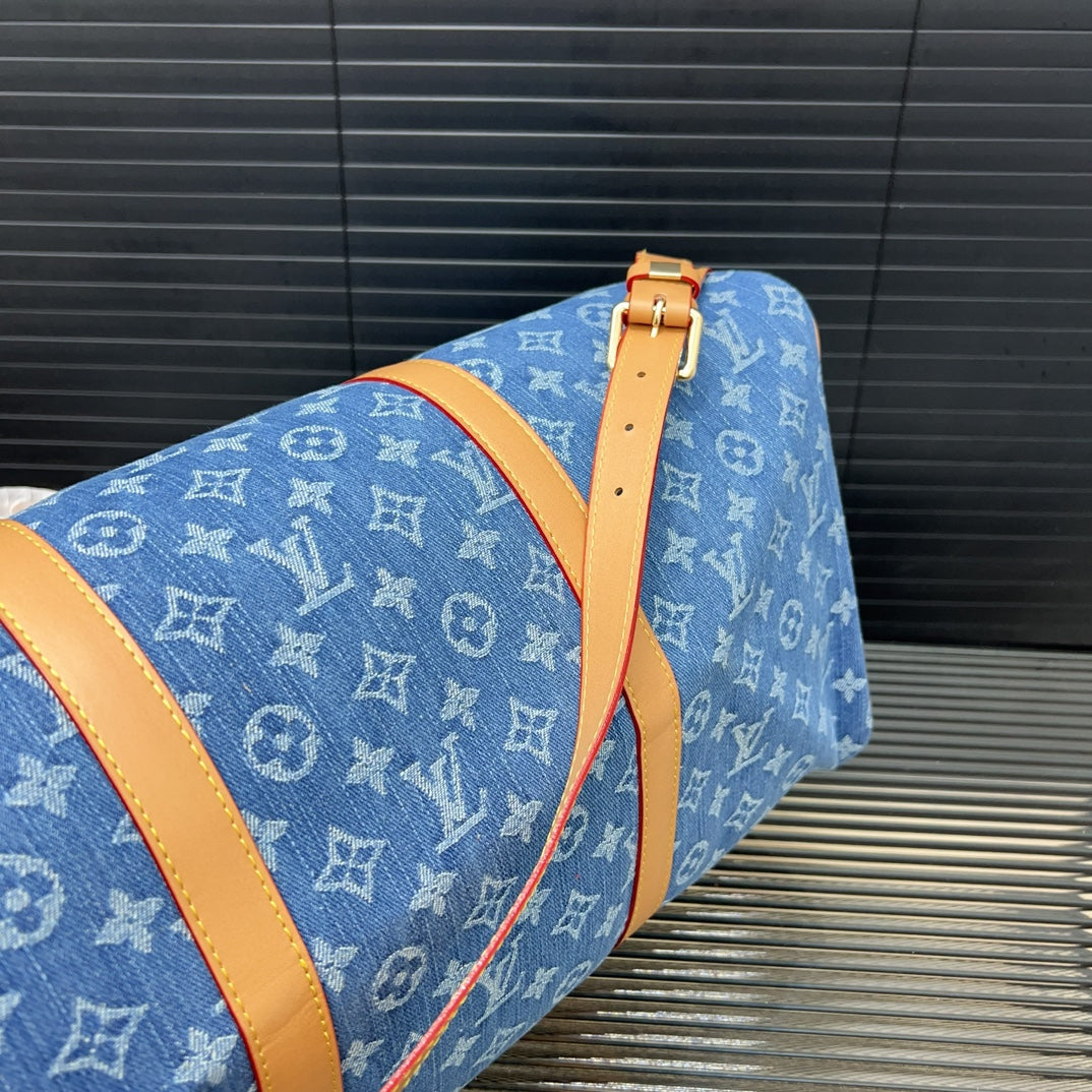 25 New Denim Co-branded keepall crossbody travel bag 0425040919