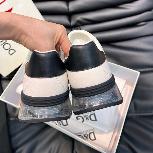 New genuine leather breathable men's sports shoes