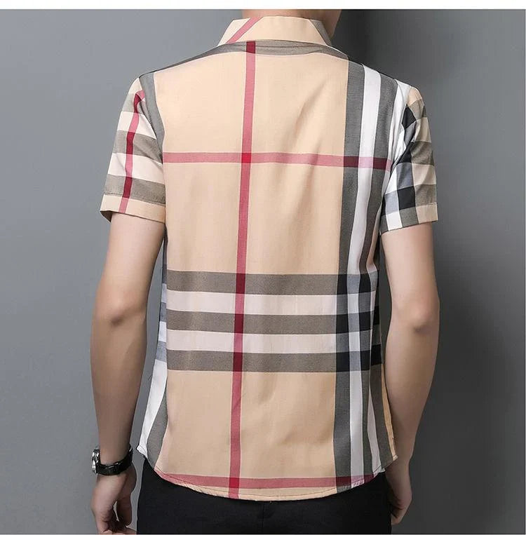 New Men's Business Casual Polo Shirt 1024050702