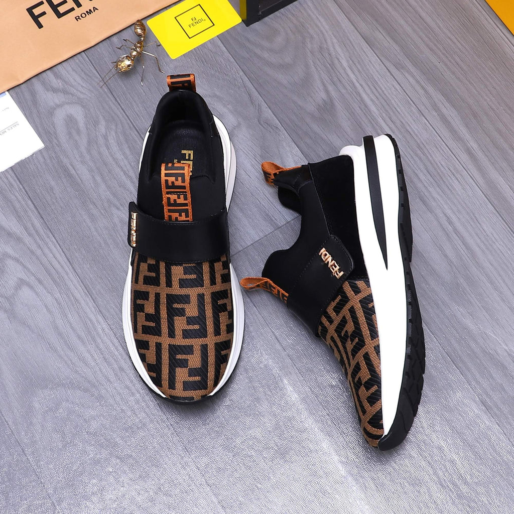 New cowhide patchwork breathable woven casual shoes 1024070920