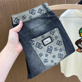Men's fashionable versatile slim fit jeans 1024070310