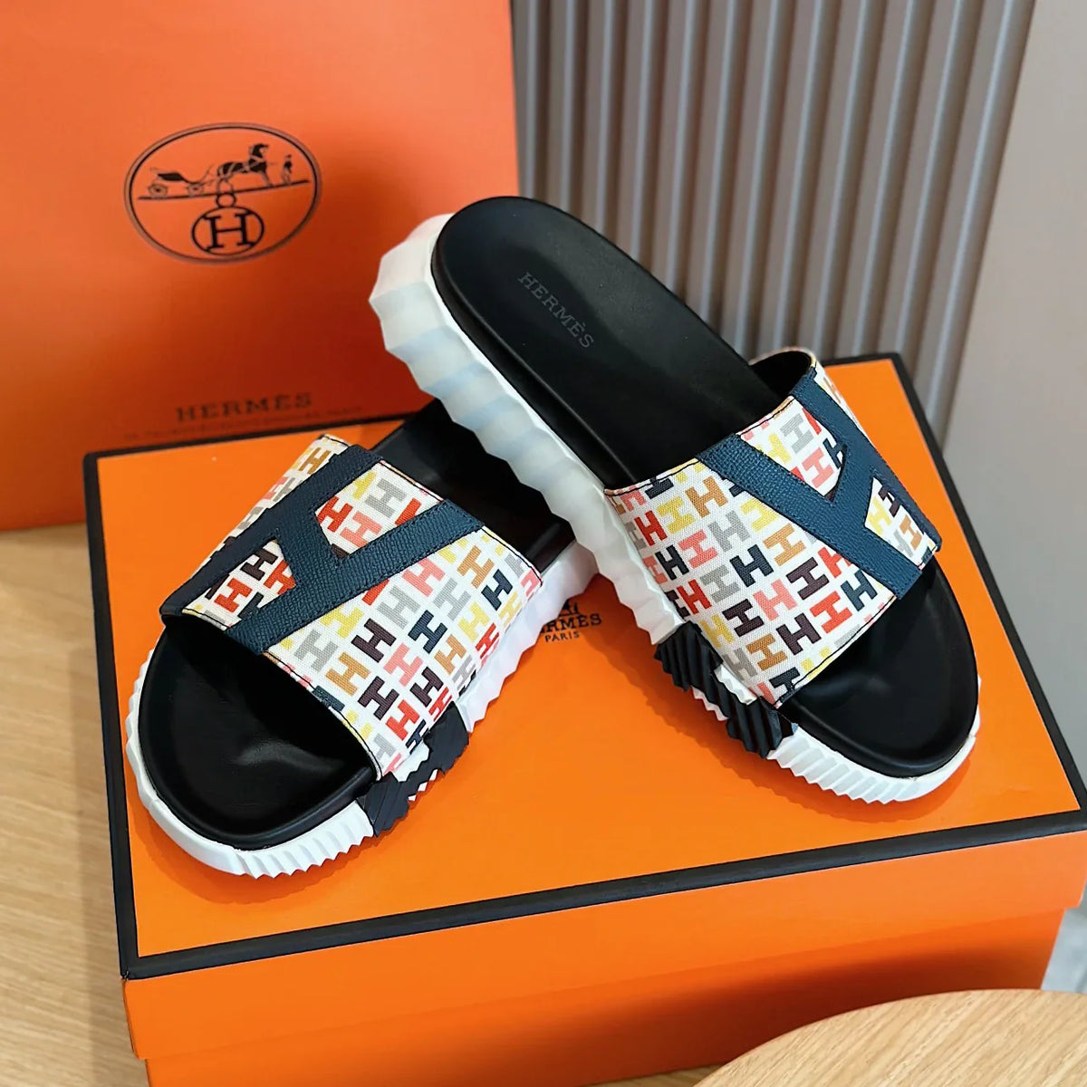 Men's new versatile thick bottom sandal slippers 1025032821