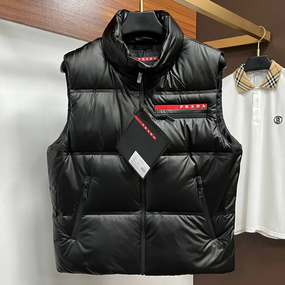Men's New Hooded Down Vest 1025103002