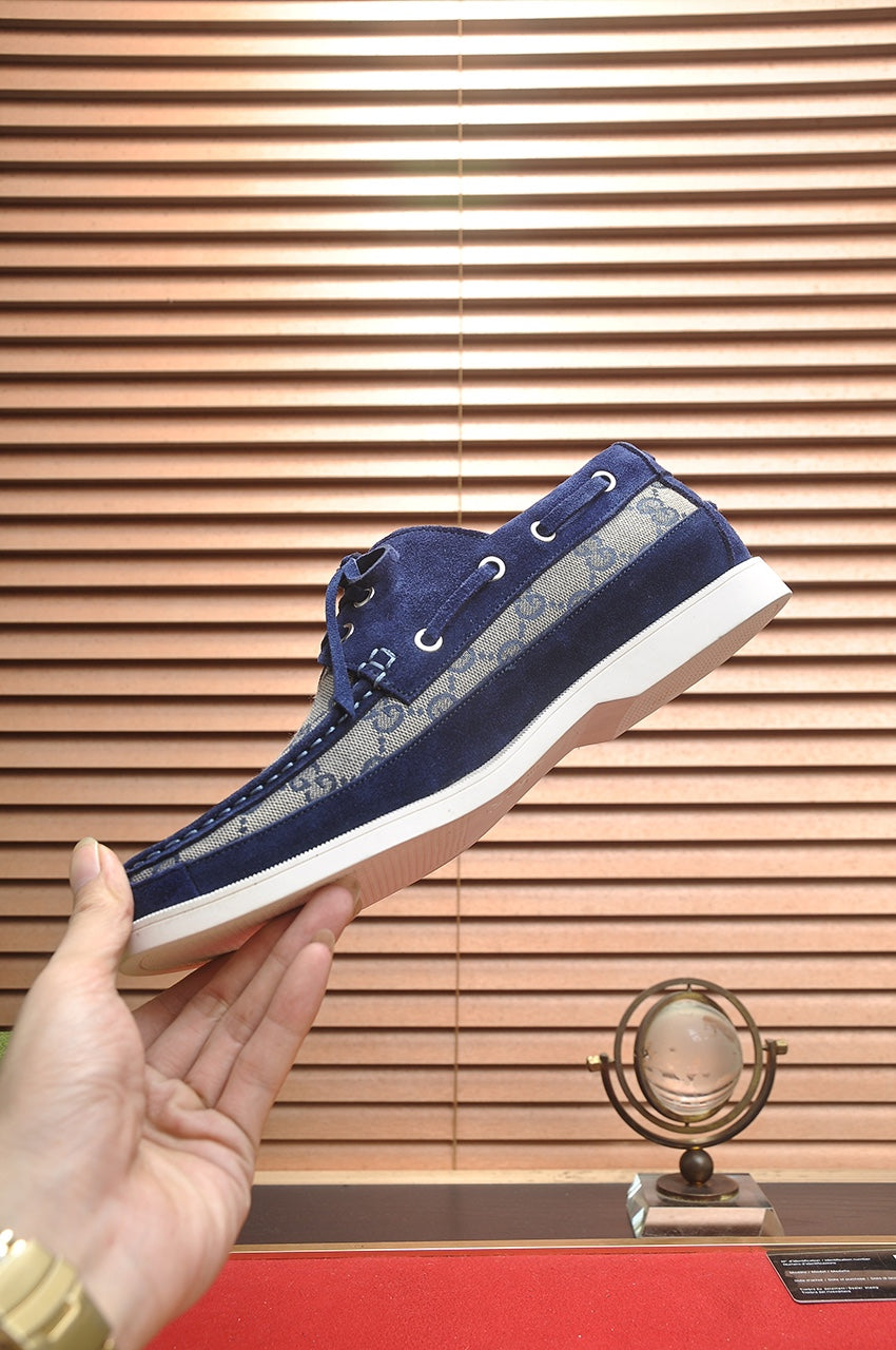 24 New Luxury G Lace-up Casual Boat Shoes Derby Shoes 0424082601