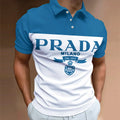 Men's Summer Fashion Printed Polo Shirts 3D1024041811