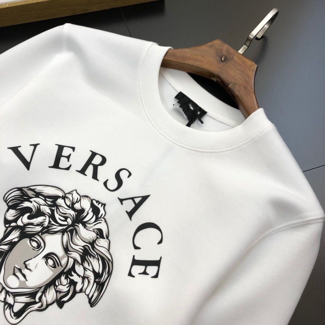Vs Logo 24Ss New Fashion Round Neck Sweatshirt fb0424082902