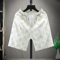 Men's Summer Casual Beach Smile Stars Prints Shorts