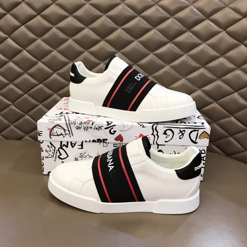 New genuine leather breathable men's sports shoes