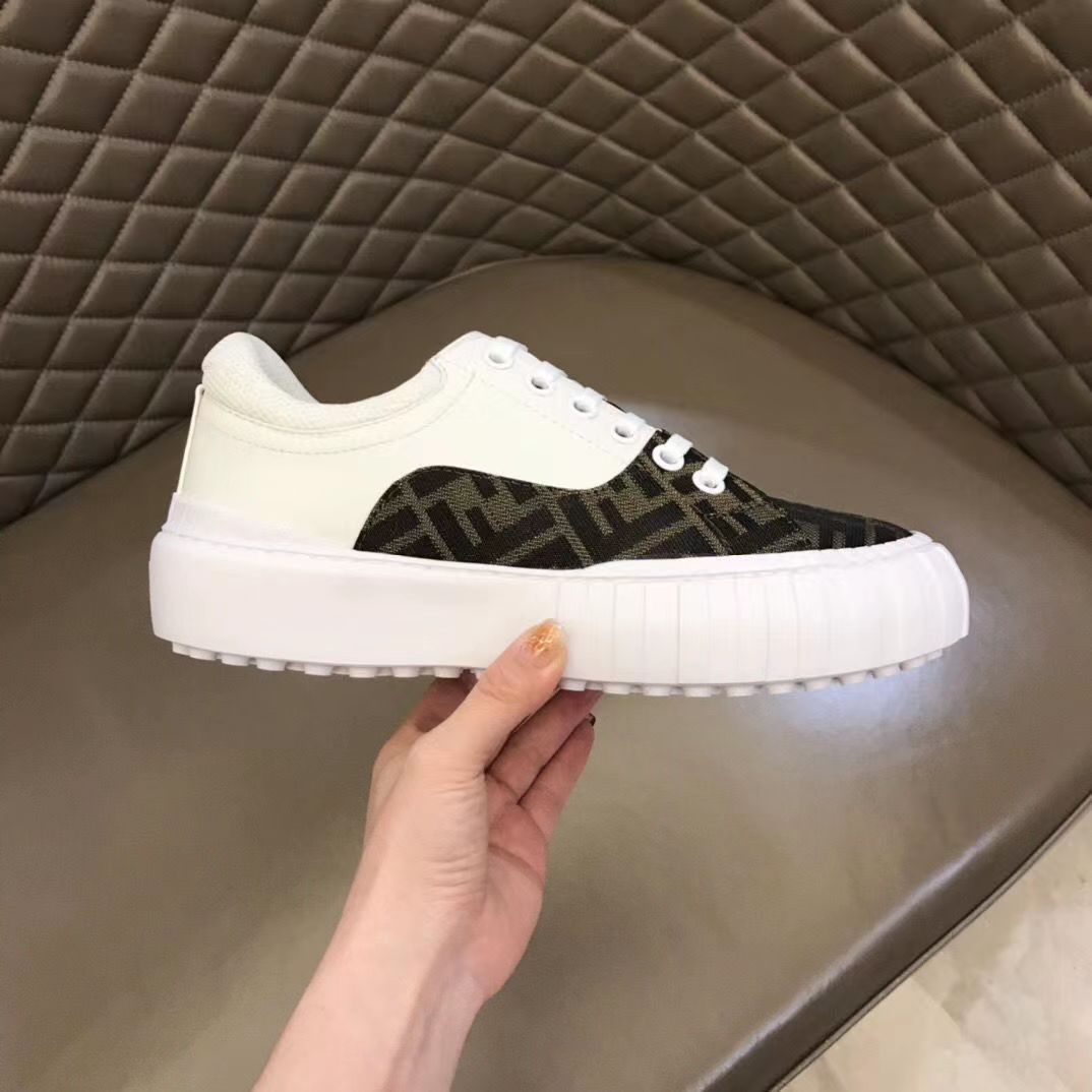 New F Logo Trend Platform Men's Sneakers