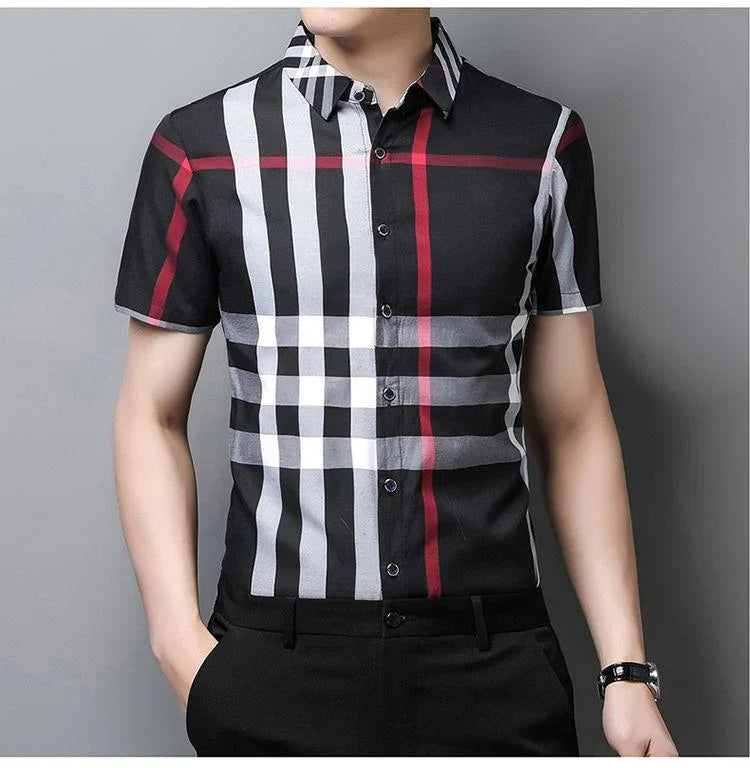 New Men's Business Casual Polo Shirt 1024050702