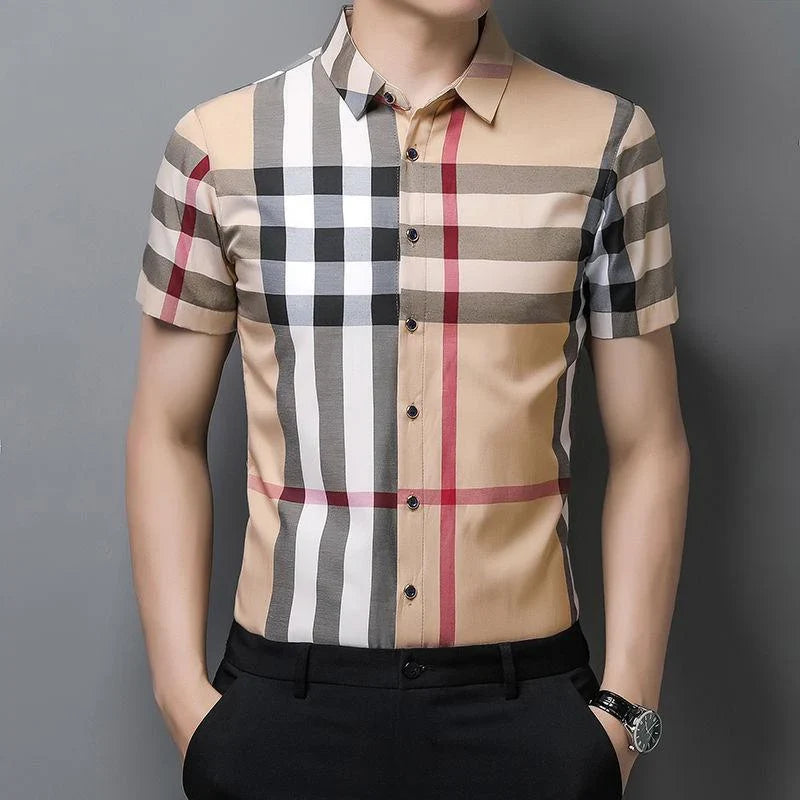 New Men's Business Casual Polo Shirt 1024050702
