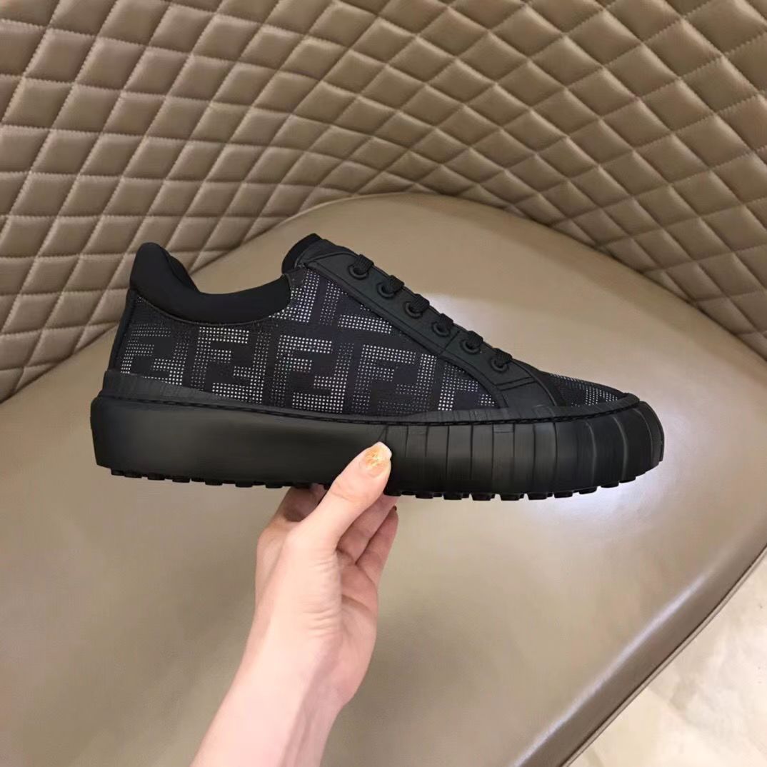 New F Logo Trend Platform Men's Sneakers