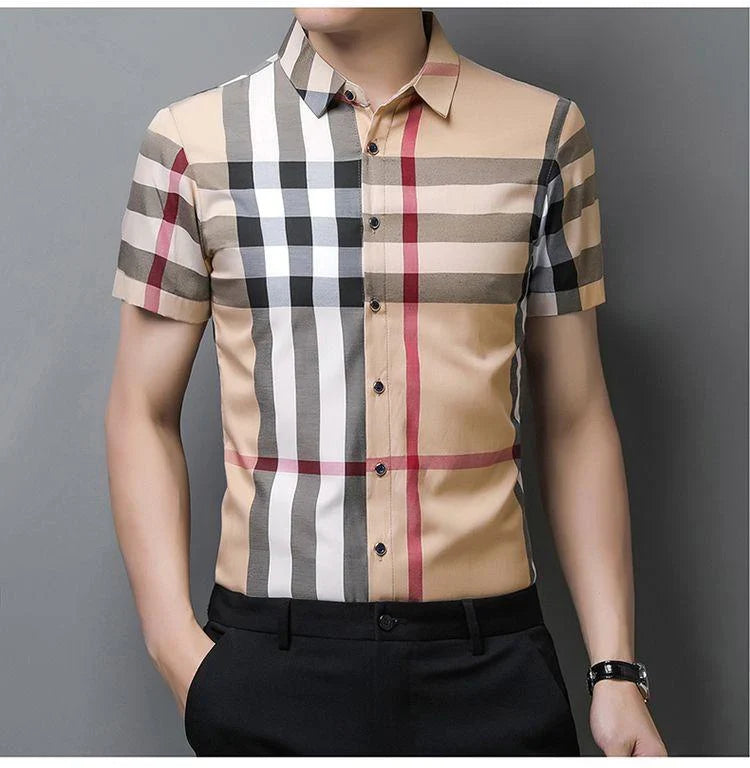 New Men's Business Casual Polo Shirt 1024050702