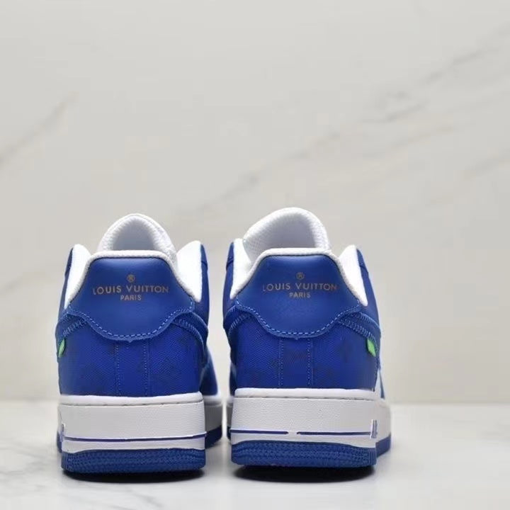 V& Jointly Signed Sneakers Blue and White