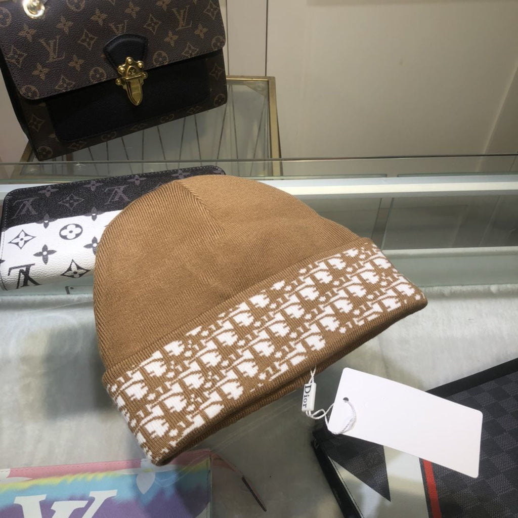 Hat men's autumn and winter knitted hat line cotton hat cold-proof wool hat cycling winter hat men
