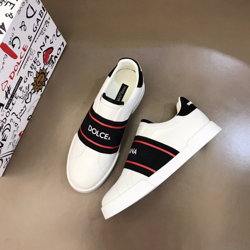 New genuine leather breathable men's sports shoes