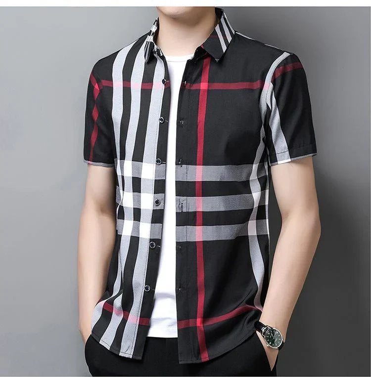 New Men's Business Casual Polo Shirt 1024050702