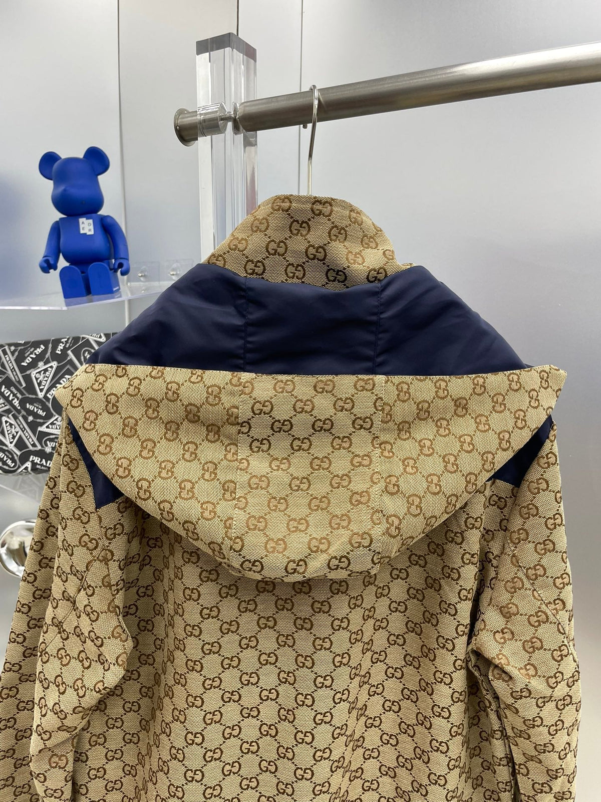 New G Logo Printed Paneled Jacket Denim Jacket XC0424111815