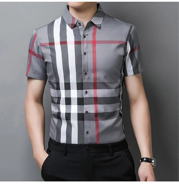 New Men's Business Casual Polo Shirt 1024050702