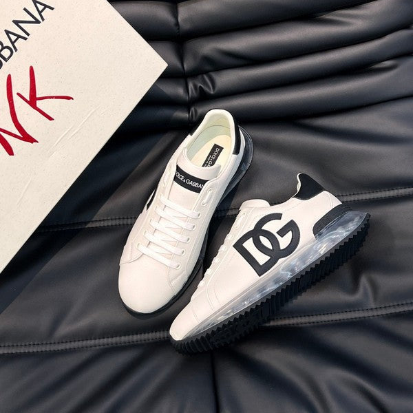 New genuine leather breathable men's sports shoes