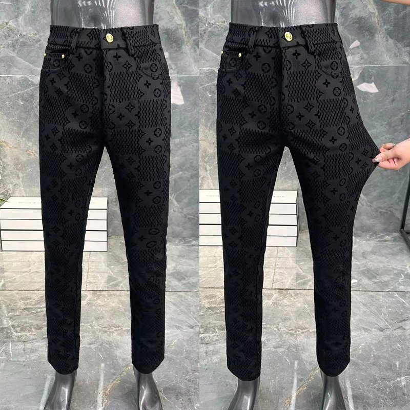 L&G fashionable all-match slim fit trousers