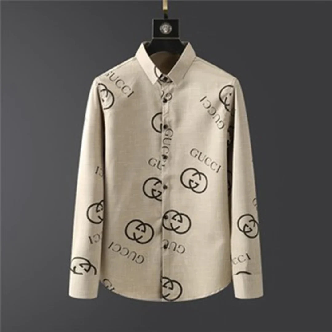 New fashion versatile printed long sleeved shirt 1024031323