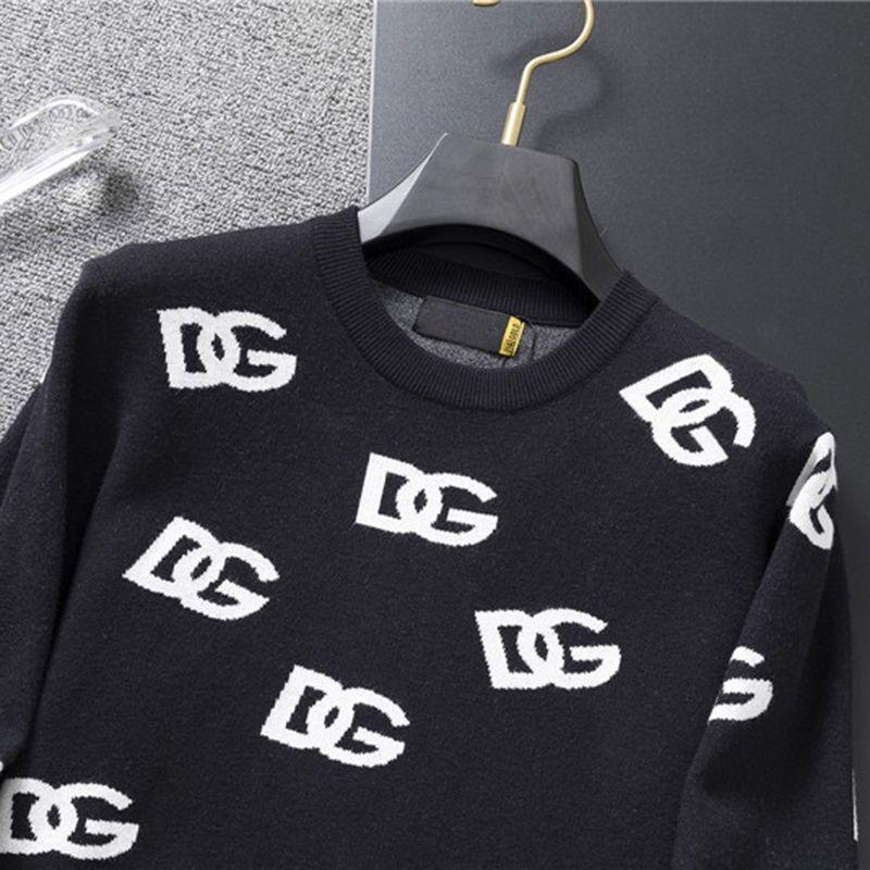 New fashion printed men's casual knitwear sweater 10231228LY04