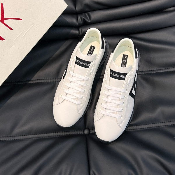 New genuine leather breathable men's sports shoes
