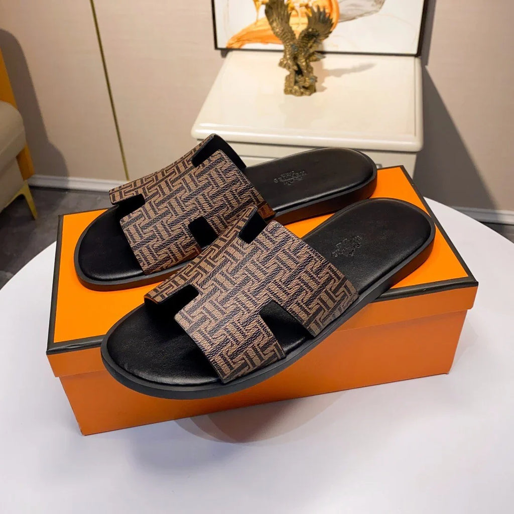 New fashion men's printed casual sandals 1024052009