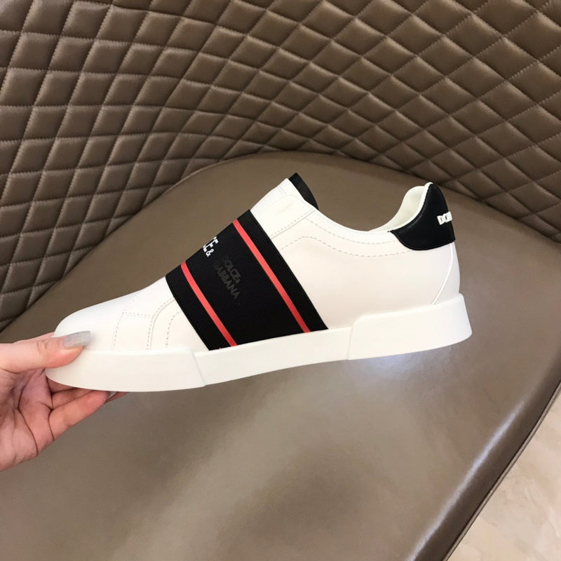 New genuine leather breathable men's sports shoes