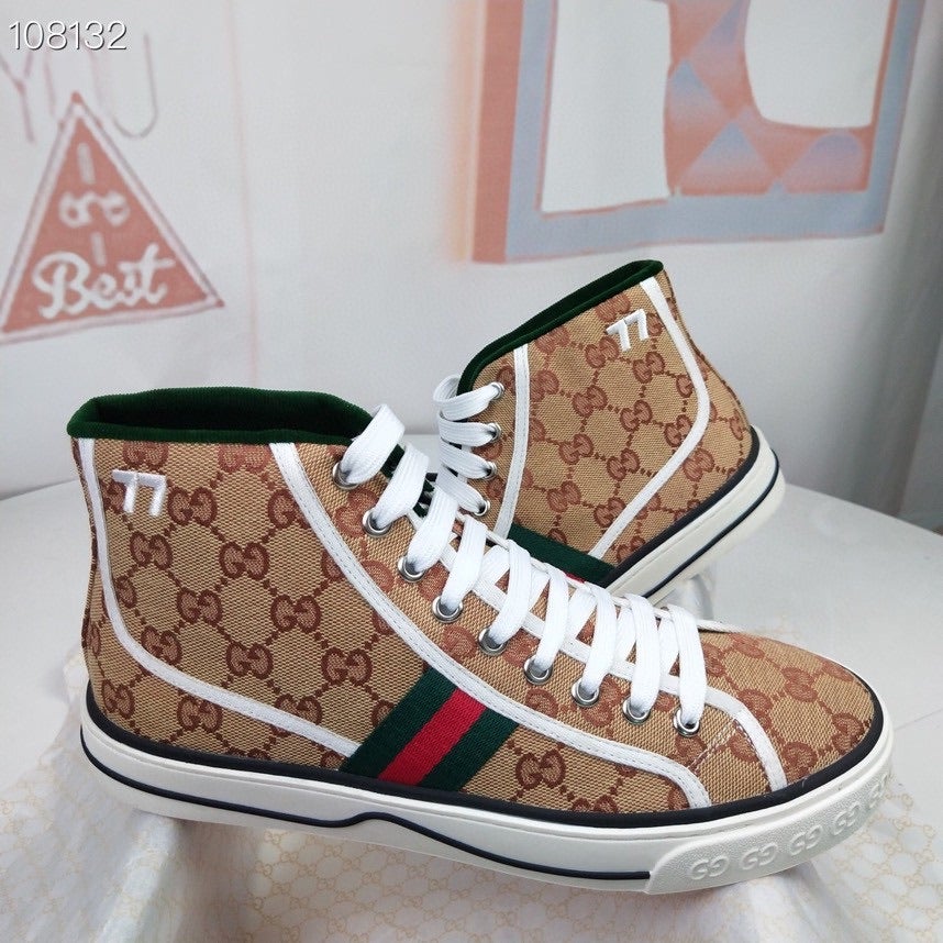 Tennis 1977 High Top Sneaker Brown