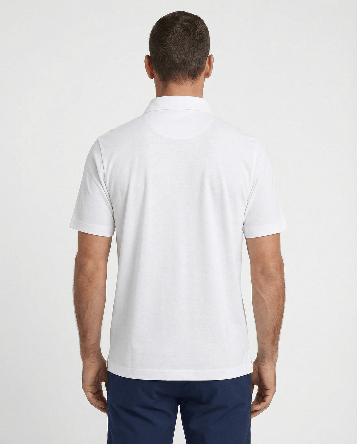 Men's 3 Button Pique Polo
