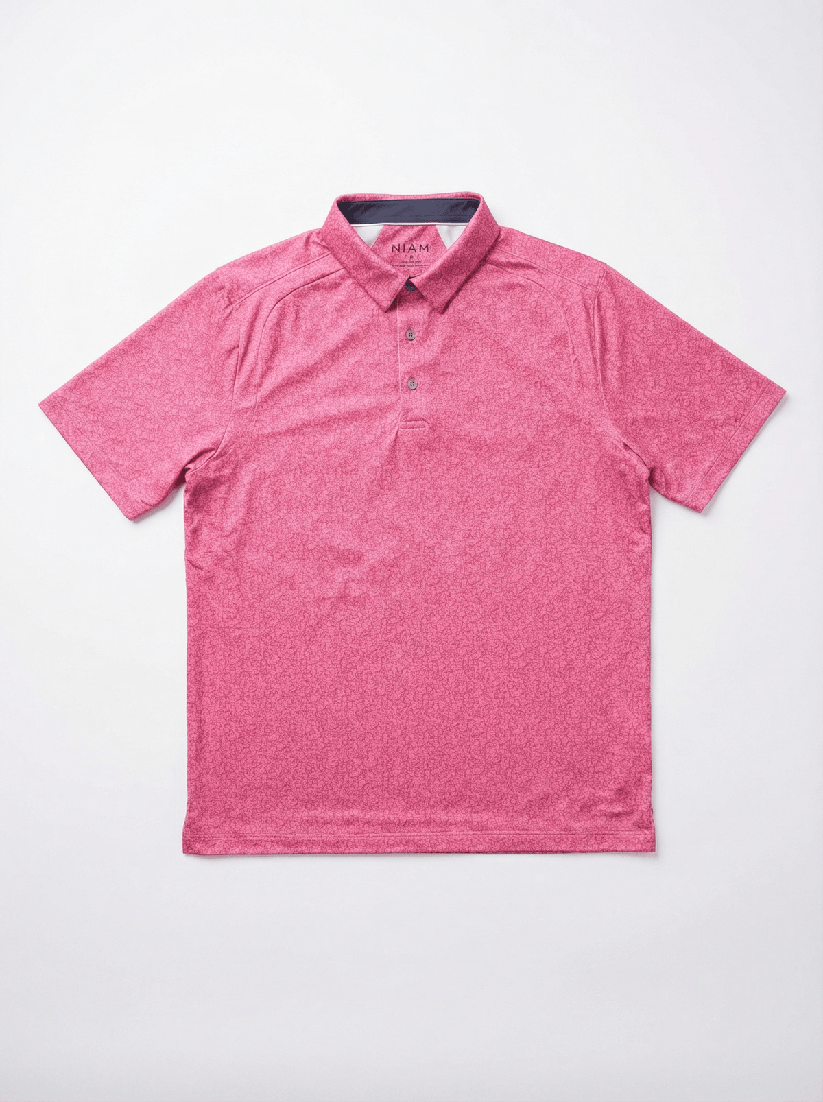 Men's 3 Button Red Floral Polo with SwingFree™ Performance